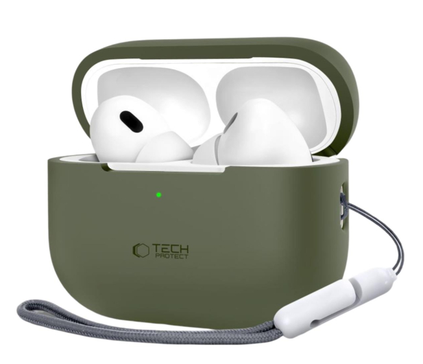 Tech-Protect Silicone do Apple Airpods Pro (1.|2. gen.) olive green - 1285354 - zdjęcie